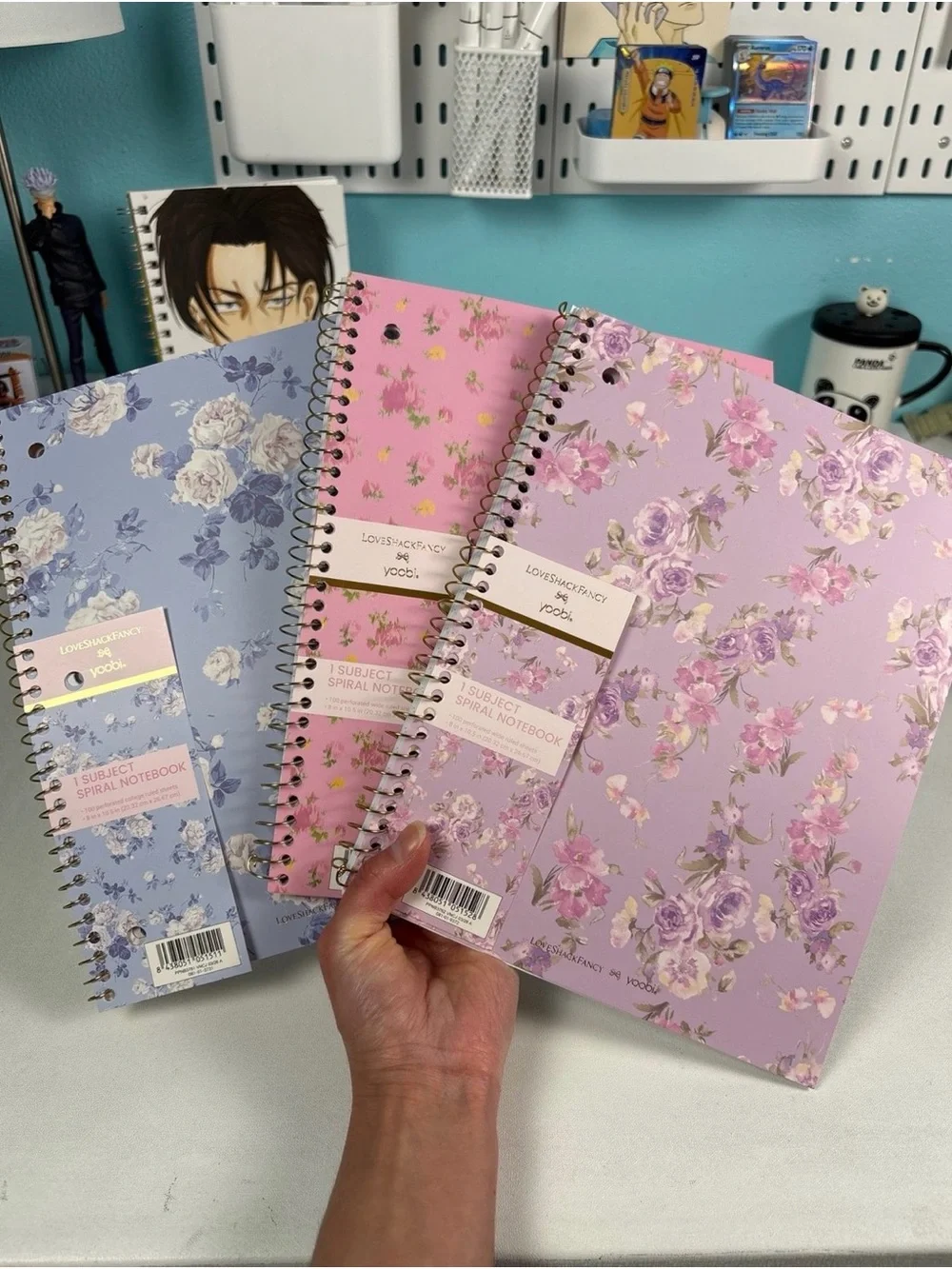 Loveshackfancy x target yoobi spiral notebook bundle